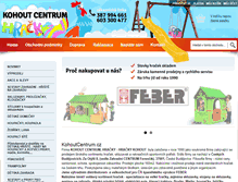 Tablet Screenshot of kohoutcentrum.cz